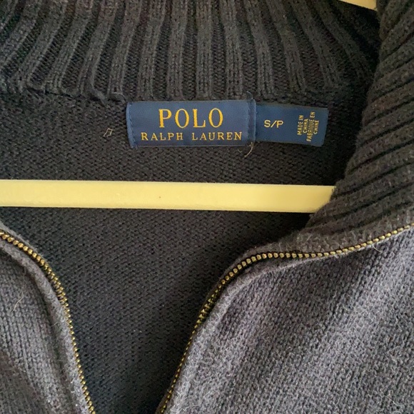 Ralph Lauren knit polo quarter zip sweater - Picture 3 of 3